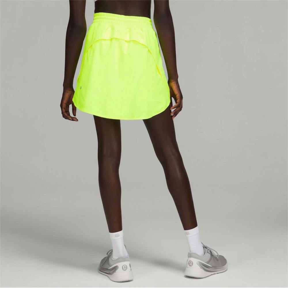Lululemon Hotty Hot High-Rise Skirt *Long•Highlight Yellow - Picture 2 of 15